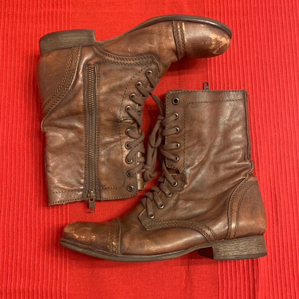 Steve Madden combat boots